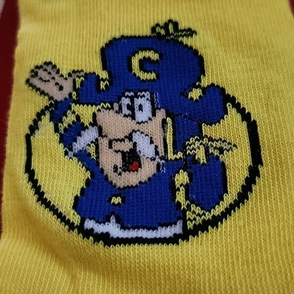 4/$25 Captain Crunch Novelty Crew Socks Unisex Mens 6 12 shoe Collectible NEW…